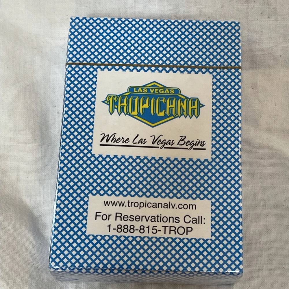 Vintage Tropicana Hotel Casino Las Vegas decks of playing cards